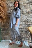 Larc Poet Blouse Cloud